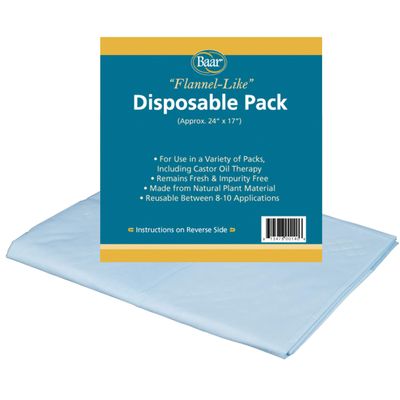 Smaller Baar Disposable Castor Oil Pack