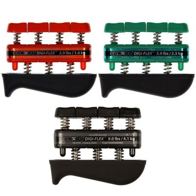 DigiFlex 3-Pack of Hand Exercisers - Resistance Levels (3 lbs / 5 lbs / 9 lbs)