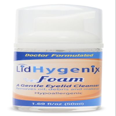 Ophthalmologist Formulated, LidHygenix Foam Eyelid Cleanser (Hypoallergenic, Sting-Free Formula), 50 ml
