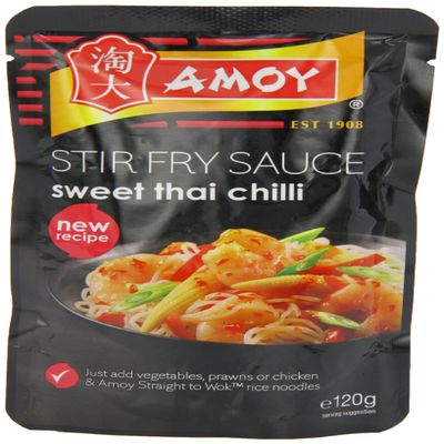 Amoy Sweet Thai Chilli Stir Fry Sauce 120 g (Pack of 12)