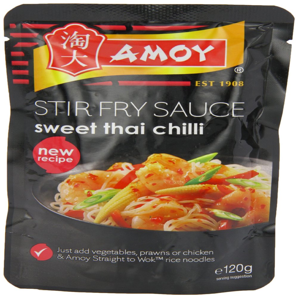Amoy Sweet Thai Chilli Stir Fry Sauce 120 g (Pack of 12)