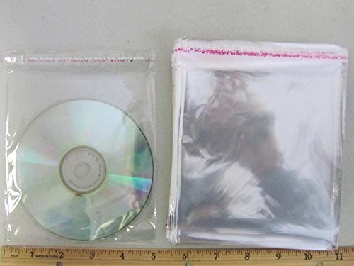 100pc Self Adhesive Resealable Clear Plastic Cellophane Poly Bag 5"x5" (cello-G) US SELLER SHIP FAST