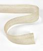 1.5" Burlap Ribbon Serged Edge Natural Jute 10 Yard Roll view 1