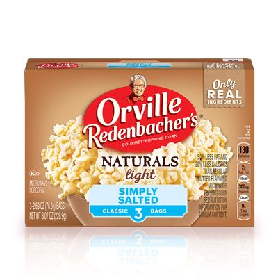 Orville Redenbacher's Naturals Simply Salted Popcorn, Classic Bag, 3-Count