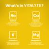 Vitalyte Electrolyte Powder Packets - Isotonic Clean Electrolyte Hydration Drink Mix - Single Serve Rehydration Packets with No Artificial Colors, Flavors or Sweeteners (Lemon, Pack of 25) view 3