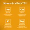 Vitalyte Electrolyte Powder Packets - Isotonic Clean Electrolyte Hydration Drink Mix - Single Serve Rehydration Packets with No Artificial Colors, Flavors or Sweeteners (Orange, Pack of 25) view 3