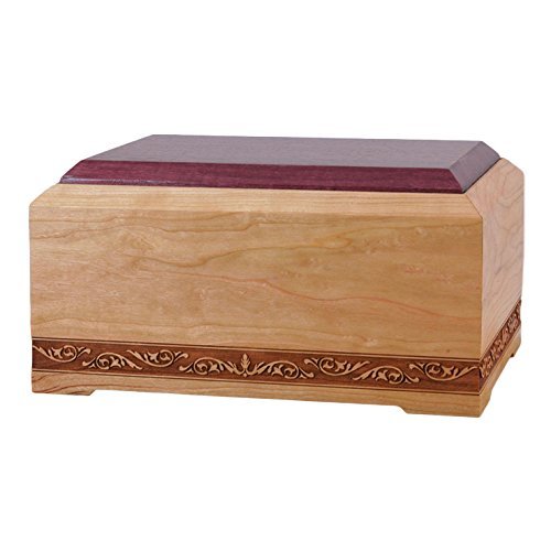 Wood Cremation Urn - Cherry New Orleans