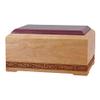 Wood Cremation Urn - Cherry New Orleans view 1