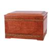 Wood Cremation Urn - Cherry Sculpted view 1