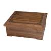 Wood Cremation Urn - Walnut Renaissance Companion view 1
