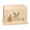 Wood Cremation Urn - Maple Eagle view 1