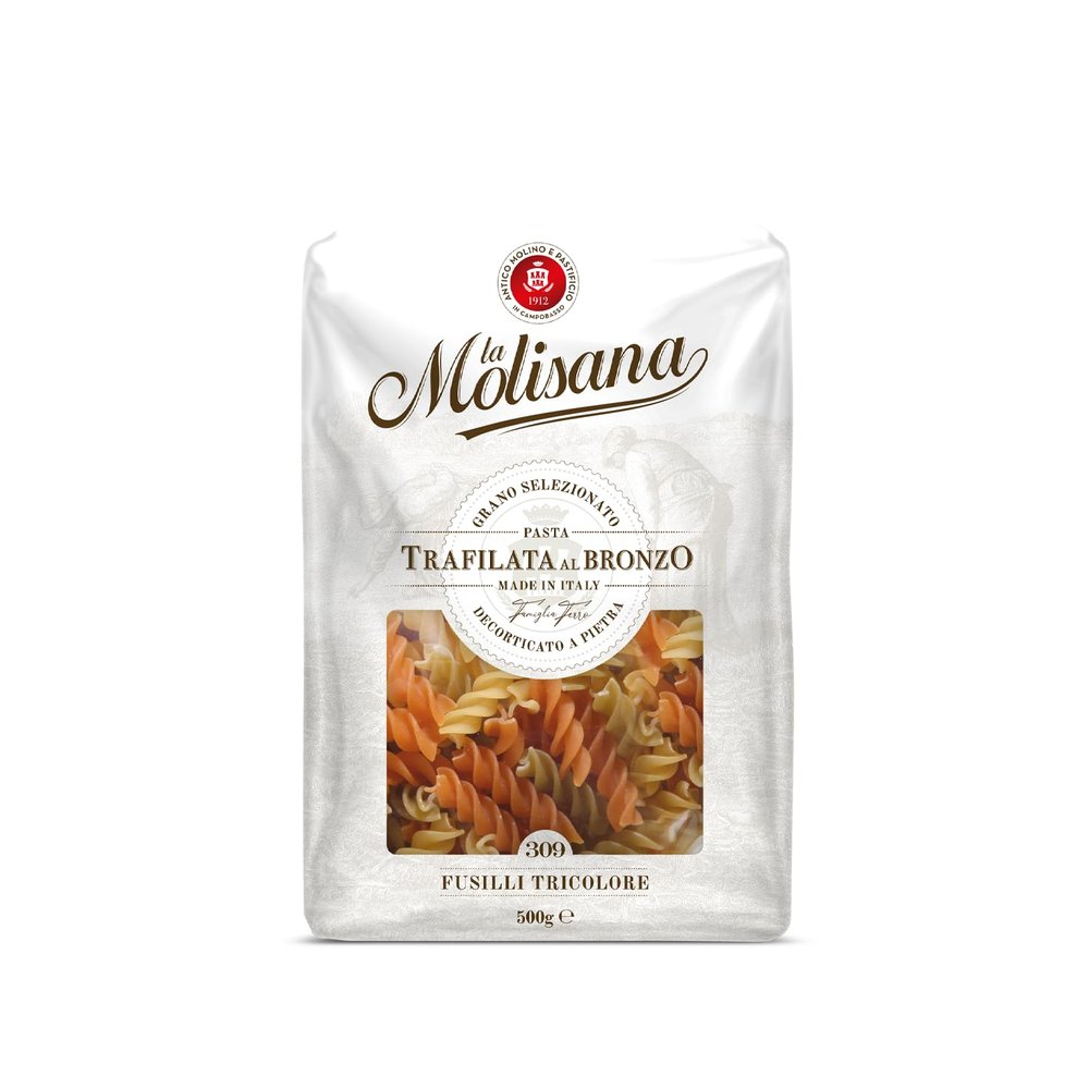 La Morisana fusilli, Tricolore (No.309) 500g