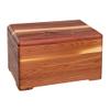 Wood Cremation Urn - Cedar Designer view 1