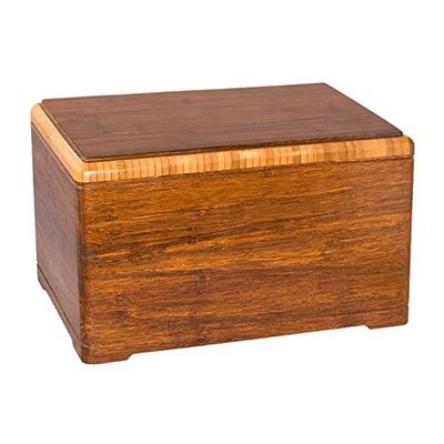 Wood Cremation Urn - Bamboo Designer