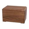 Wood Cremation Urn - Walnut Designer view 1