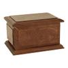 Wood Cremation Urn - Boston Walnut view 1