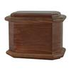 Wood Cremation Urn - Walnut Diplomat view 1