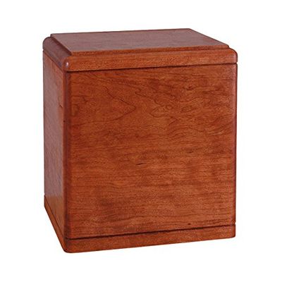 Wood Cremation Urn - Cherry President