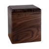 Wood Cremation Urn - Walnut President view 1