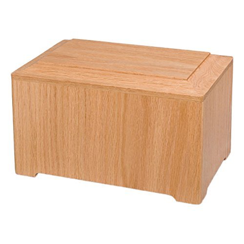 Wood Cremation Urn - Oak Marquis