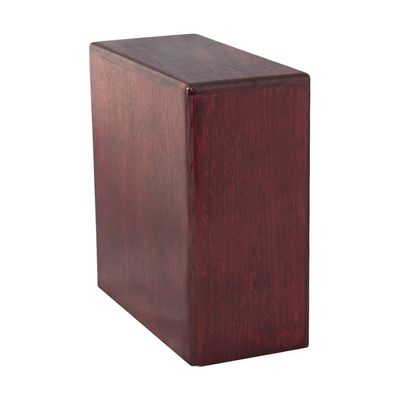 Wood Cremation Urn - Rosewood Bookshelf
