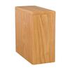 Wood Cremation Urn - Oak Bookshelf view 1