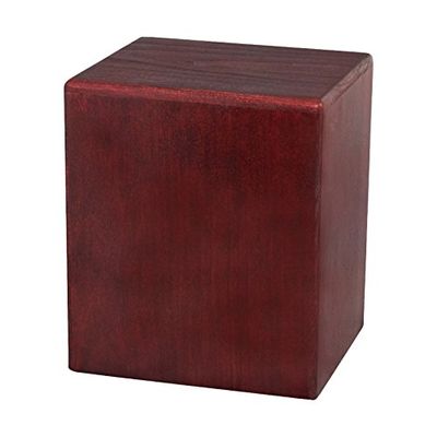 Wood Cremation Urn - Rosewood Cube