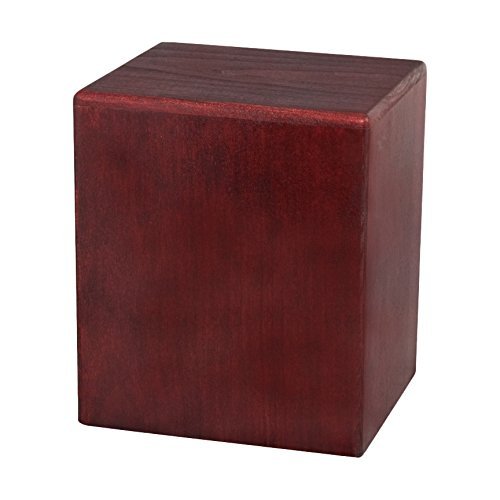 Wood Cremation Urn - Rosewood Cube
