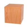 Wood Cremation Urn - Natural Cherry Cube view 1