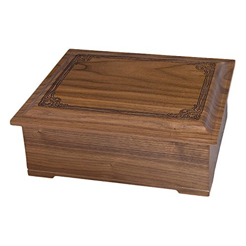 Wood Cremation Urn - Walnut Renaissance