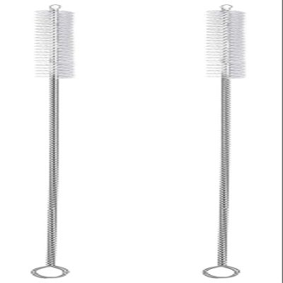 2 Drinking Straw Cleaning Brush Long - Bristle Cleaner for Stainless Steel Drink Straws Heavy Duty Brushes for Washing Glass Silicone Metal Straws Tea Pot Spout Mini Micro Bottle