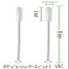 2 Drinking Straw Cleaning Brush Long - Bristle Cleaner for Stainless Steel Drink Straws Heavy Duty Brushes for Washing Glass Silicone Metal Straws Tea Pot Spout Mini Micro Bottle view 2