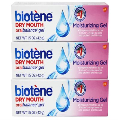 Biotene Oralbalance Dry Mouth Moisturizer Gel 1.50 oz (Pack of 3)