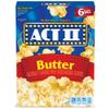 Act II Butter Microwave Popcorn, 2.75 oz., 6-Count Bags (Pack of 6) view 1