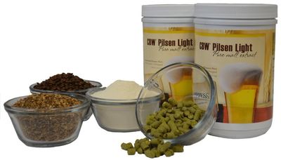 German Kolsch Beer Ingredient Kit w/Liquid Yeast and Muslin Bag