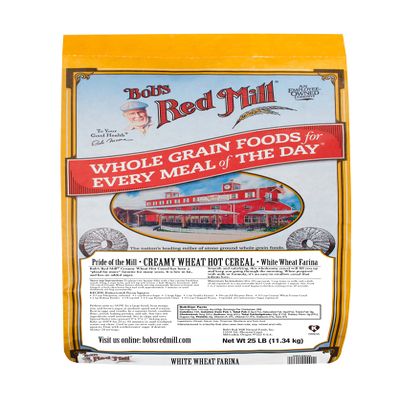 Bob's Red Mill Creamy Wheat Farina Hot Cereal, 25 Pound