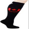 Bondi Band Canada Compression Socks, Black/Red, Medium view 1