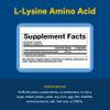 Natural Factors, L-Lysine 500 mg, 180 Vegetarian Capsules view 4