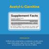 Natural Factors Acetyl L-Carnitine 500 milligrams, 60 Vegetarian Capsules view 4
