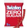 TWIZZLERS Zero Sugar Twists Strawberry Flavored Licorice Style, Candy Bag, 5 oz view 1