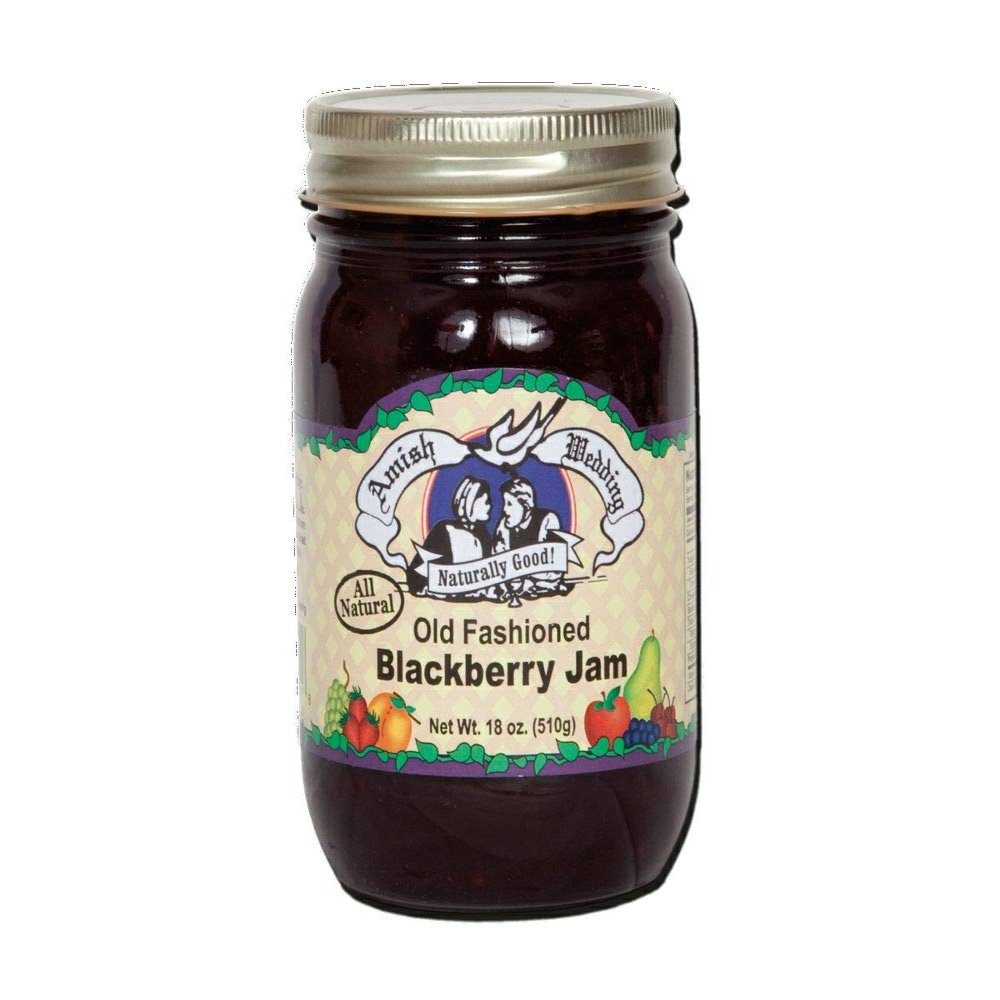 Amish Wedding Blackberry Jam 18oz.