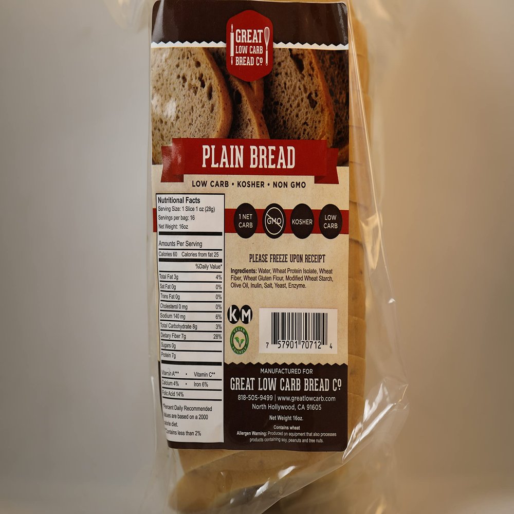 Great Low Carb Bread Co. - Plain - 1 Loaf