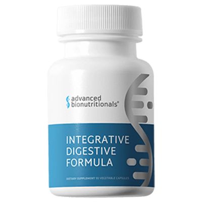 Advanced Bionutritionals  Integrative Digestive Formula, Support Healthy Digestion with Ginger Root, Natural Digestive Relief for Heartburn, Bloating, Constipation, Diarrhea, Non GMO (60 Tablets)