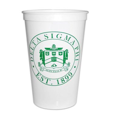 Greekgear Delta Sigma Phi Big Plastic Stadium Cup Set of 4