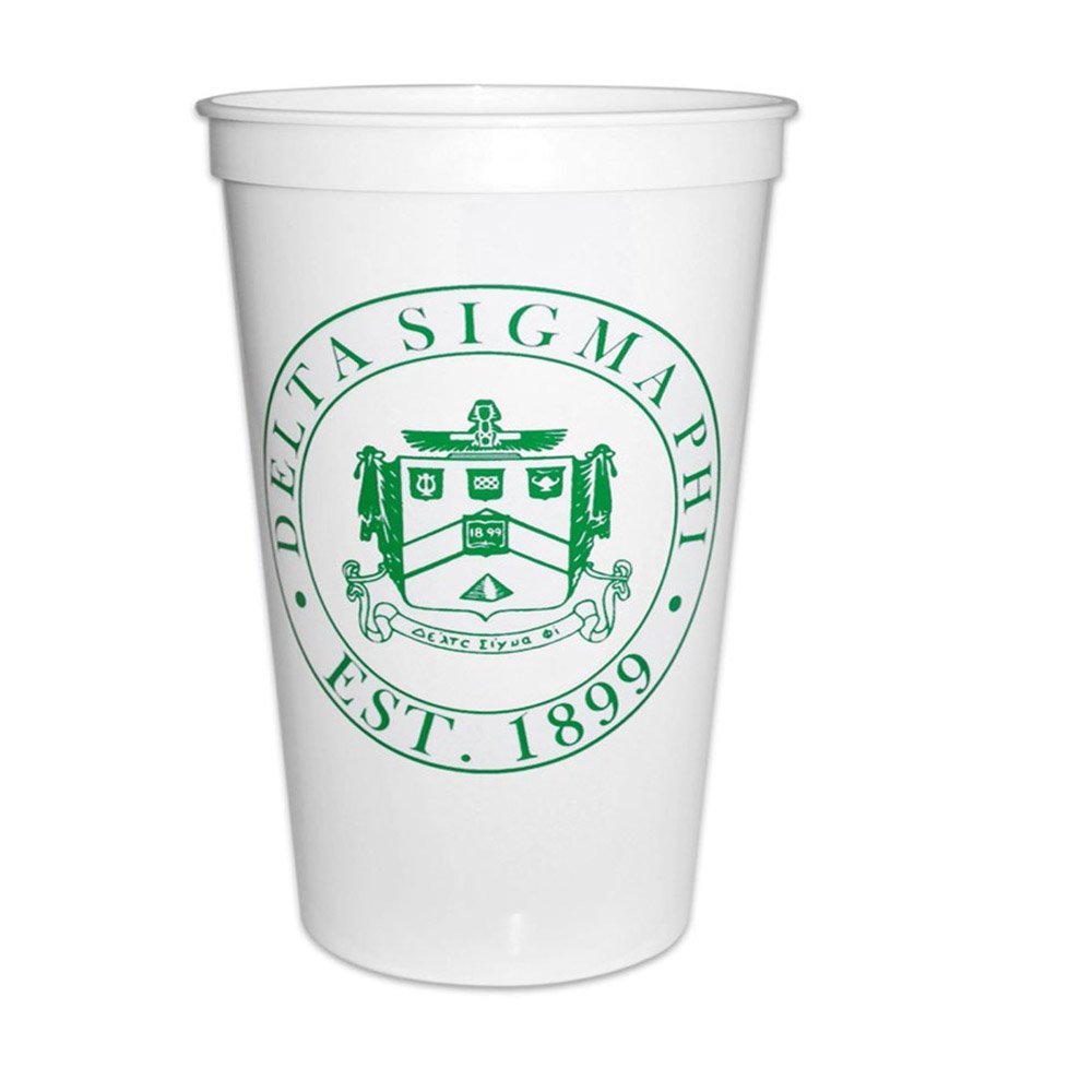 Greekgear Delta Sigma Phi Big Plastic Stadium Cup Set of 4
