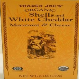 Trader Joe's Organic Shells & White Cheddar Macaroni & Cheese 6oz, 6 Pack