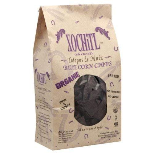 Xochitl, Organic Blue Corn Chips, Sea Salt, 12 Ounce