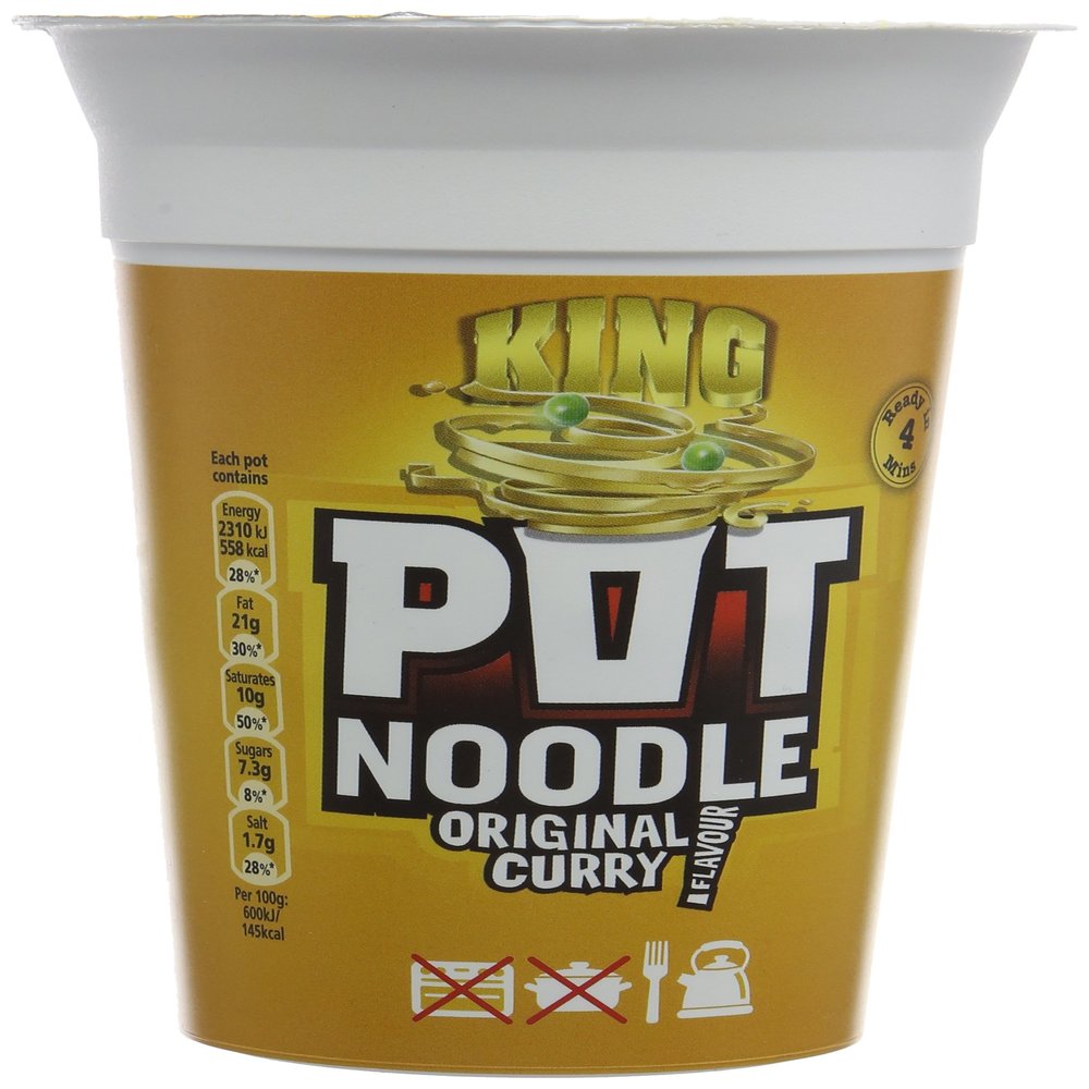 Pot Noodle King Original Curry, 114 g