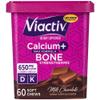Viactiv Calcium +Vitamin D3 Supplement Soft Chews, Milk Chocolate, 60 Chews - Calcium Dietary Supplement for Bone Health view 1