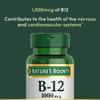 Nature's Bounty Vitamin B12 1000 mcg Supplements, Supports Energy Metabolism, 200 Ct view 3